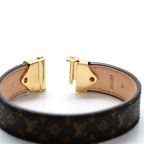 lv bracelet monogram|louis vuitton nano monogram bracelet.